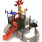 Adair Pirate Ship Playground Structure - Back View