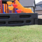 12" Playground Border Timber connected to an ADA Half Ramp