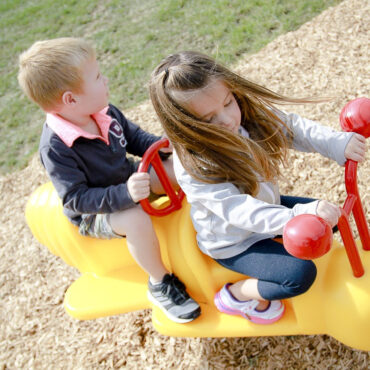 Betsy Bee seats two riders at one time