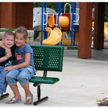 Early-years Bench with Back