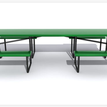 Double sided center-access point for wheelchair accessibility
is what sets this table apart from all other ADA accessible tables.