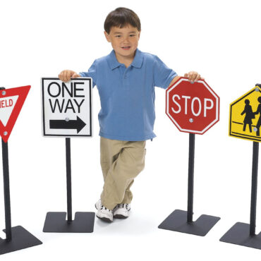 Children's Factory Trike Traffic Signs Set