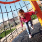 Spin around on this awesome rotating climber!