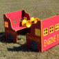 Infinity Express Caboose in Red and Yellow