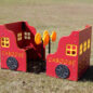 Infinity Express Caboose in Red and Yellow