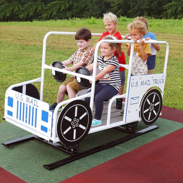 Infinity Playgrounds US Mail Truck Spring Rider