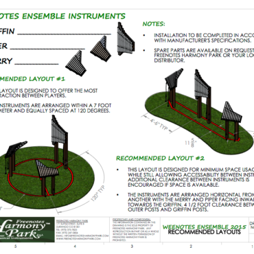 Recommended set-up for Weenotes Ensemble