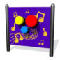 Add the Freestanding Bongos Panel to any outdoor playground!