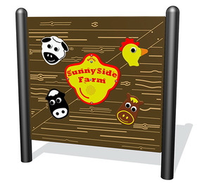 The Freestanding Sunny Side Farm Panel is perfect for any learning environments!