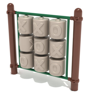 Traditional Tic-Tac-Toe Freestanding Panel in Neutral