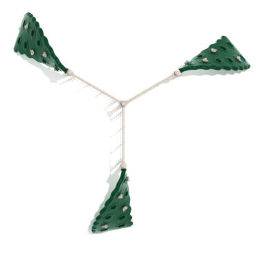 3 Panel Rope Challenger Climber - Top View
