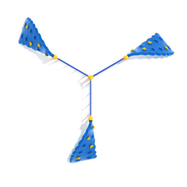 3 Panel Rope Challenger Climber - Top View