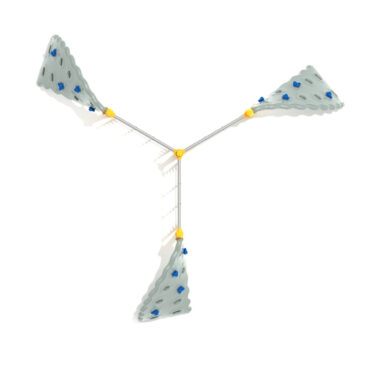 3 Panel Rope Challenger Climber - Top View