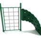 1 Panel Rope Challenger Climber - Rainforest Green Posts, Rails, Plastic and Handholds