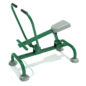Single Station Rower - Rainforest Green Rails and Posts
