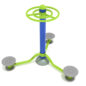 Triple Station Torso Twist - Lime Green Rails/Cobalt Blue Post