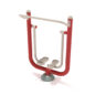 Single Station Sky Walker - Sand Dollar Rails/Brick Red Posts