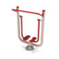 Single Station Sky Walker - Brick Red Rails/Sand Dollar Posts