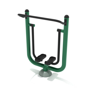 Single Station Sky Walker - Matte Black Rails/Rainforest Green Posts