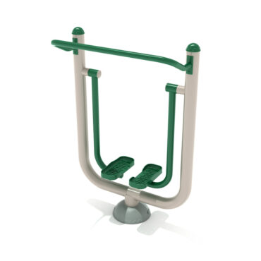 Single Station Sky Walker - Rainforest Green Rails/Sand Dollar Posts
