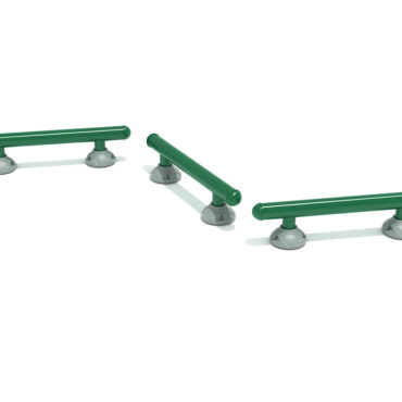 Triple Station Balance Beam - Rainforest Green