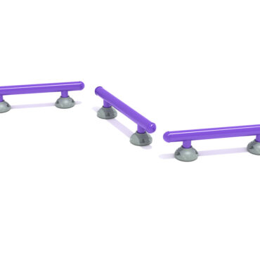Triple Station Balance Beam - Purple