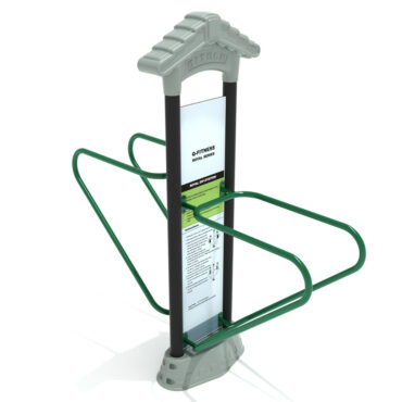 Royal Double Station Dip - Rainforest Green Rails/Matte Black Posts