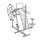 Quadruple Warm Up Station - Silver Rails and Posts