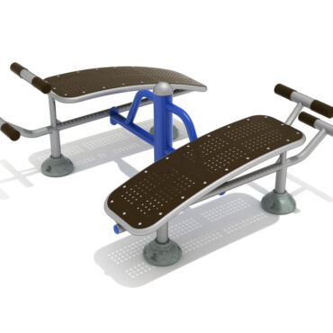 Double Station Sit Up Bench - Lakeside Color Scheme