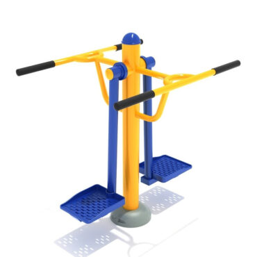Double Station Pendulum Swing - Confetti Color Scheme