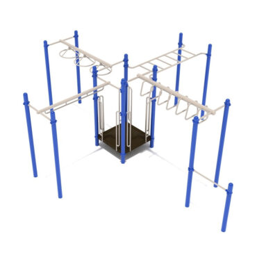 White Plains Spark  Playground Structure - front view