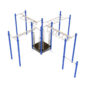 White Plains Spark  Playground Structure - front view