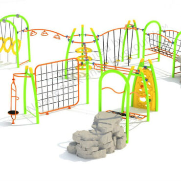 Star Fitness Structure - front view