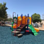 Rose Creek Spark Structure in Primary Installed at Kids N Things Daycare of Simi Valley, CA (Price includes structure only)