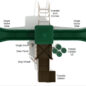 Benedict Canyon Play Structure in Neutral - Top View