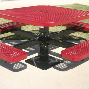 MyTCoat 46" Octagon Pedestal Table