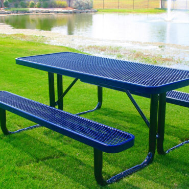 6' Rectangular Table expanded metal