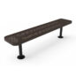 Player's Bench Without Back - Surface Mount and Expanded Metal Options