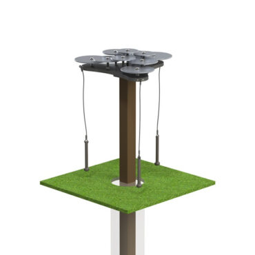 Lilypad Cymbals - Inground Mount with Recycled Post