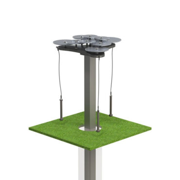 Lilypad Cymbals - Inground Mount with Steel Post