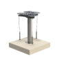 Lilypad Cymbals - Surface Mount with Steel Post