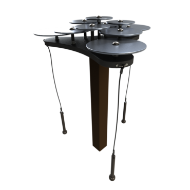 Lilypad Cymbals in silver