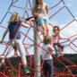 Each Spider Net Climber offers rubber seating on the main post