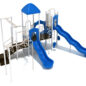 Custom Colors - Pacific Blue Roof/Slides, Sand Dollar Rails, White Posts