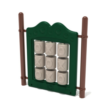 Tic Tac Toe Panel in the Neutral Color Scheme