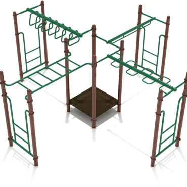 Waverly Woods Fitness Structure in Neutral Color Scheme