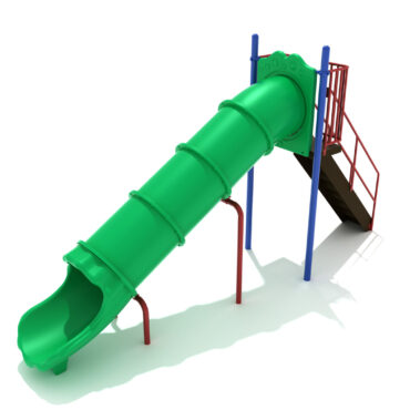 Freestanding Straight Tube Slide