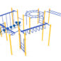 Terre Haute Playground Structure - Horizon color scheme