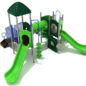 Vincennes Spark Playground Structure - Emerald color scheme