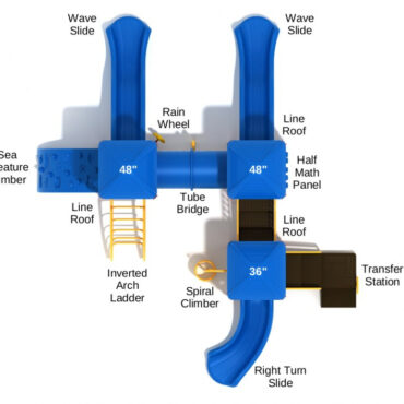 Riverdale Spark Structure - Top View